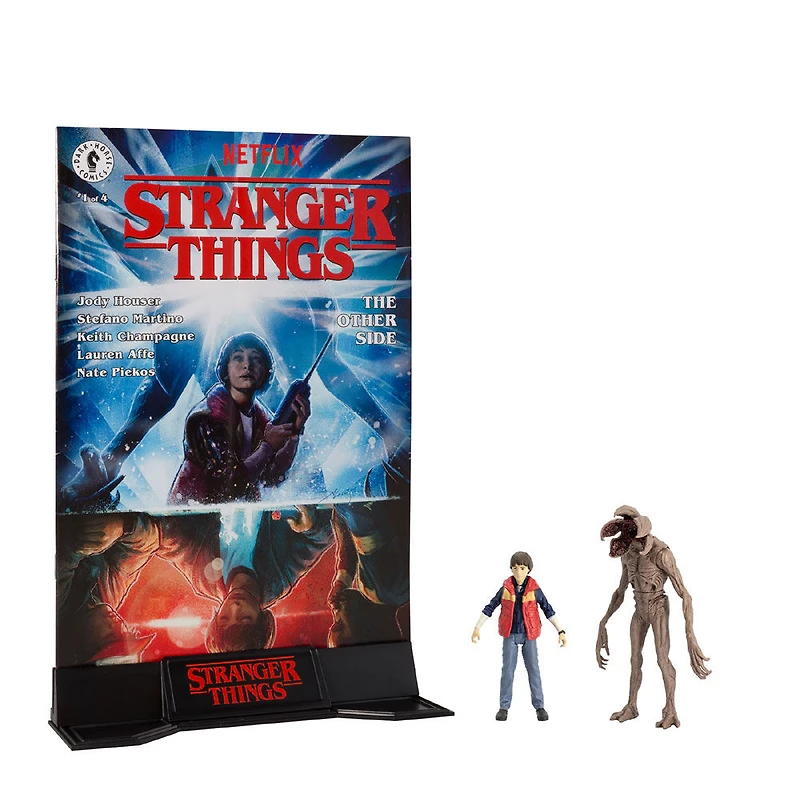 Stranger Things Page Punchers 2pk Will Byers and Demogorgon 3"Figures with Comic