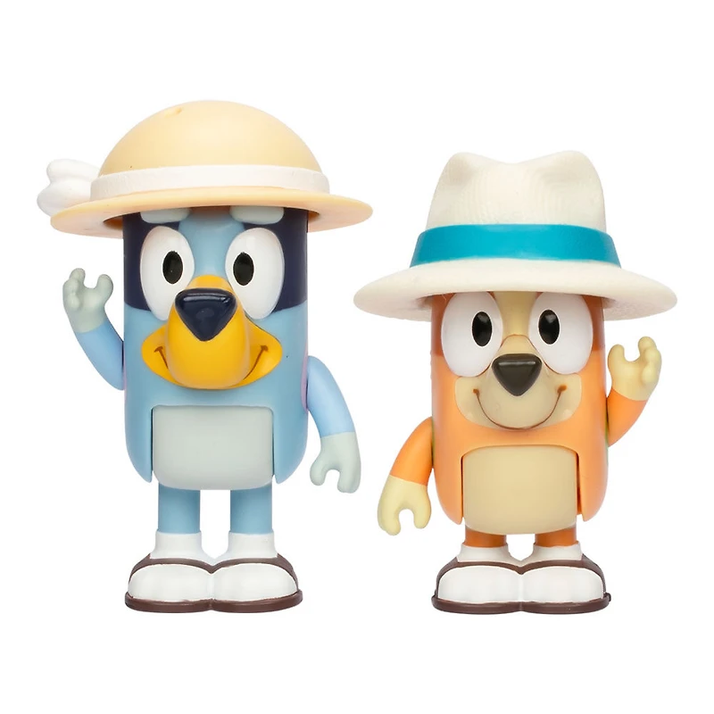 Bluey Holiday S11 Figure 2Pk On Holiday