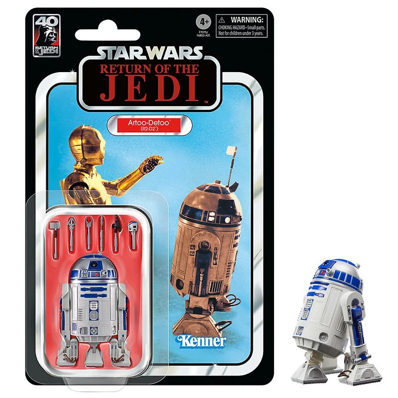 Star Wars The Black Series, Artoo-Detoo (R2-D2), Star Wars : Le retour du Jedi, 40e anniversaire, figurine de 15 cm