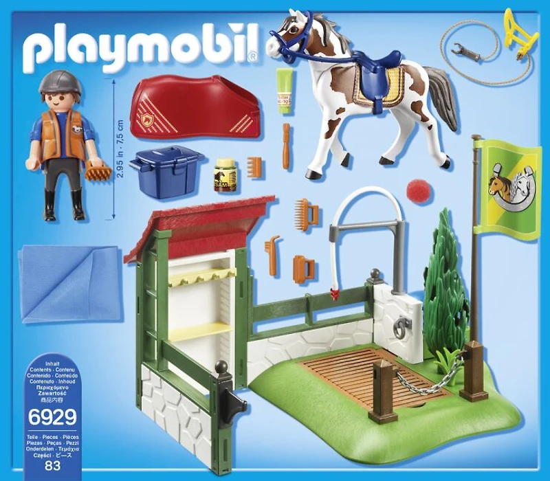 Playmobil - Box de lavage pour chevaux