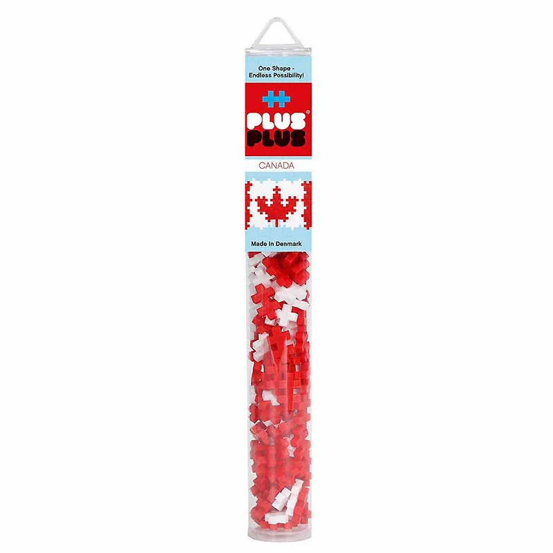 Plus Plus Mini Maker Tube - Drapeau Canadien