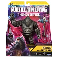 Godzilla x Kong Figurine 6 pouces Kong Avec Hache de Guerre