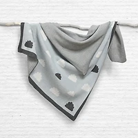 Couverture pour bébé en coton, des nuages
