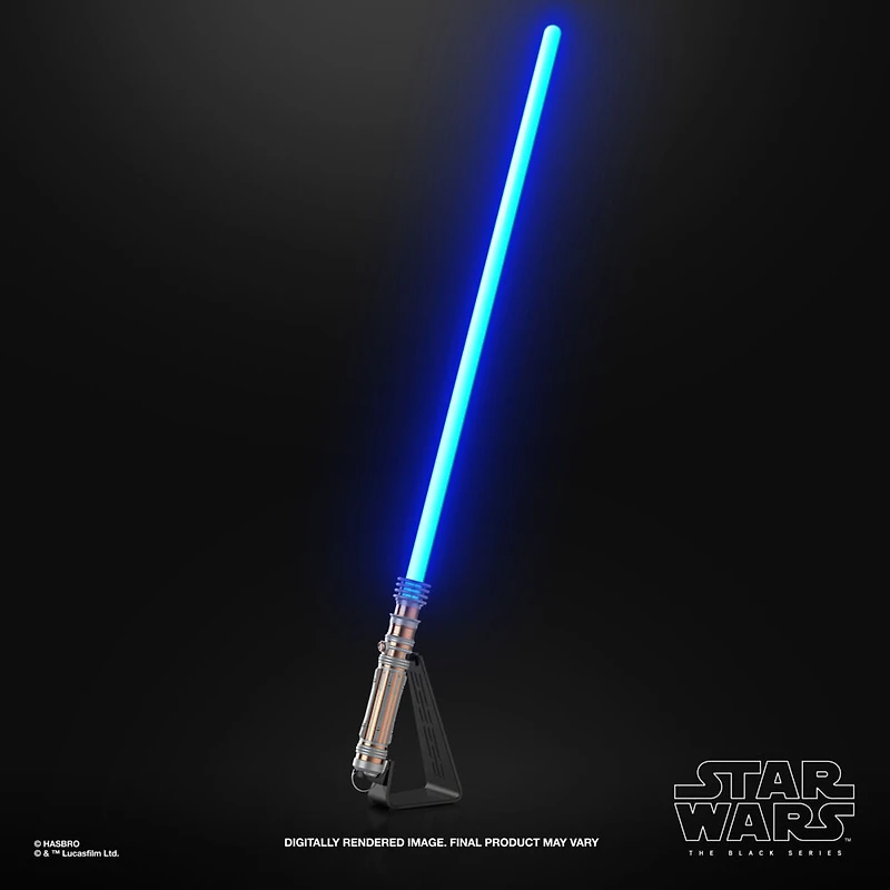 Star Wars The Black Series, sabre laser Force FX Elite de Leia Organa avec LED et effets sonores, article de cosplay