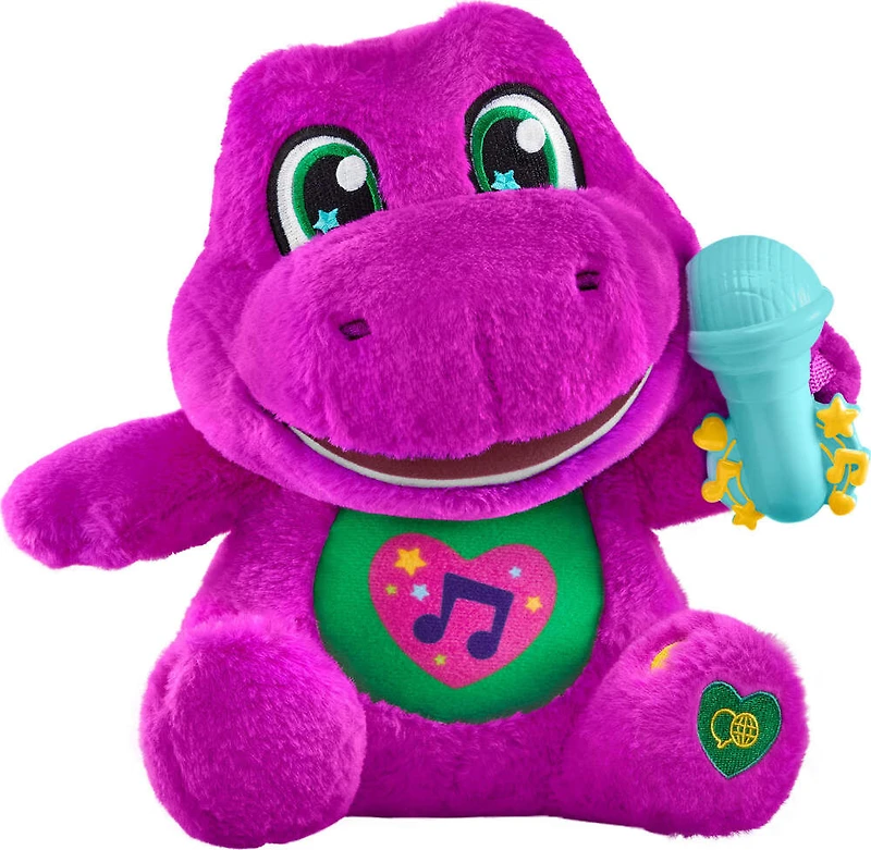 Fisher-Price Barney's World Peluche 26,67cm Barney Chantant