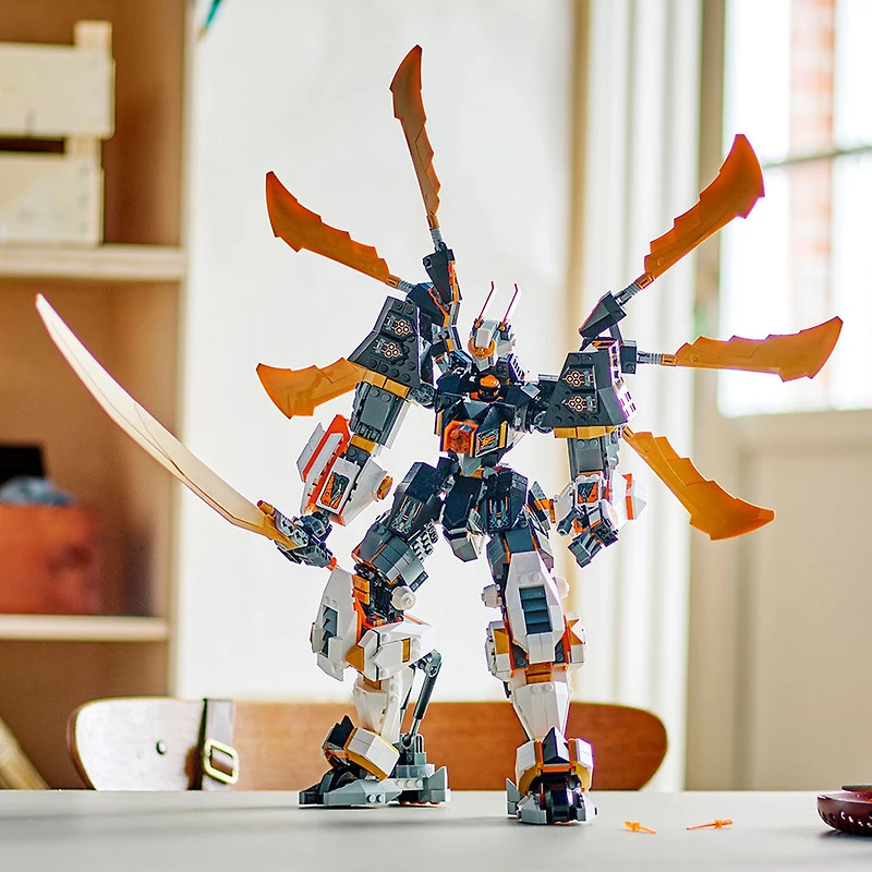 LEGO NINJAGO Cole's Titan Dragon Mech Adventure Toy, Ninja Playset with 1 Minifigure 71821