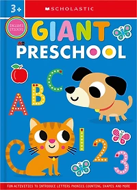 Giant Preschool Workbook: Scholastic Early Learners (Workbook) - Édition anglaise