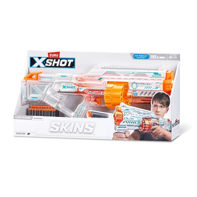 Pistolet à fléchettes XSHOT Skins Last Stand (16 fléchettes) par ZURU