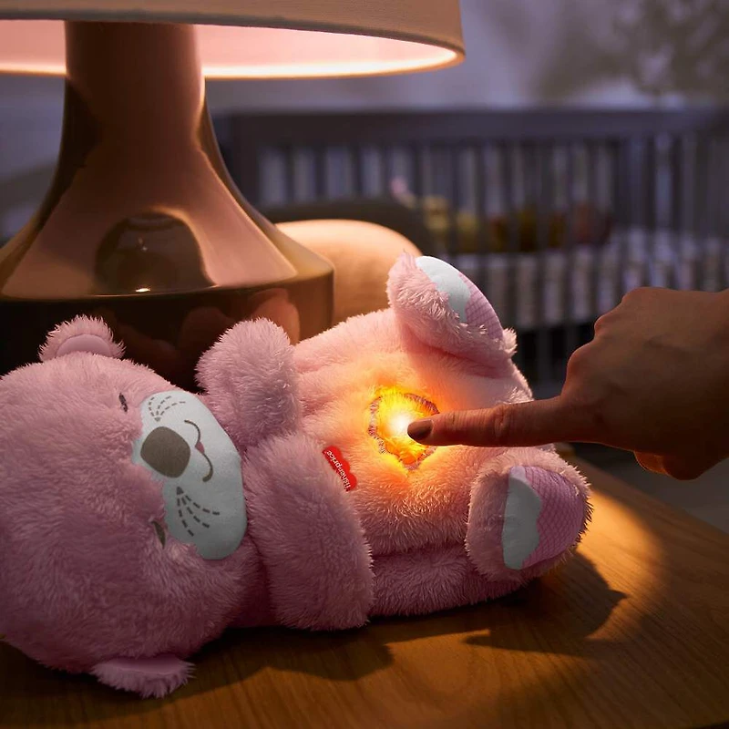 Fisher-Price Peluche Loutre apaisante, module sonore, mouv. respir.