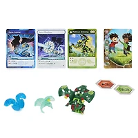 Bakugan Evolutions, Coffret Platinum Power Up Griswing avec Nano Shadow et Lancer