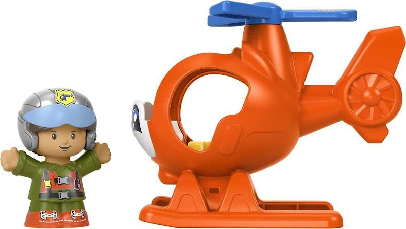 Fisher-Price Little People Hélicoptère, véhicule et figurine