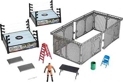 WWE-Coffret Les Guerriers du Ring Survivor Series-coffret avec 2rings