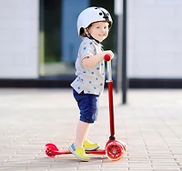 Trottinette Rugged Racer Mini Deluxe à 3 roues - Rouge