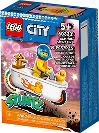 LEGO City Bathtub Stunt Bike 60333 Building Kit (14 Pieces)