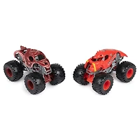 Monster Jam, Monster trucks en métal moulé Octon8er Vs. Crushstation officiels, échelle 1:64