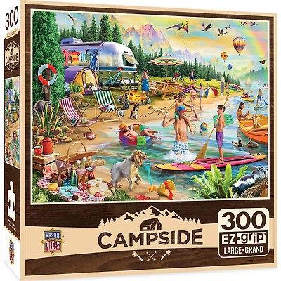 MasterPieces Casse-Tête De 300 Pièces EZ Grip - Day at the Lake - 18"x24"
