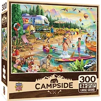 MasterPieces Casse-Tête De 300 Pièces EZ Grip - Day at the Lake - 18"x24"
