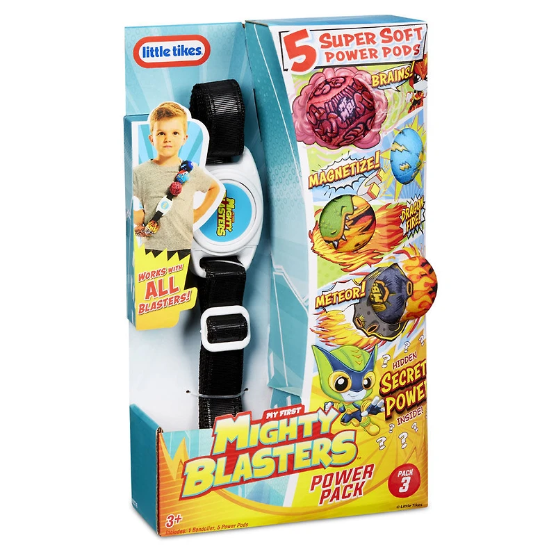 Mighty Blasters Refill Pack with 5 Soft Power Pods by Little Tikes