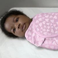 Velboa - Coeurs Roses 2PK P/M 0-3M de SwaddleMe By Ingenuity