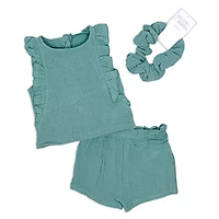 Willow & Whistle Blue Short Set 
