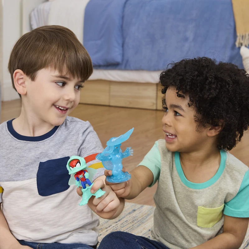 Marvel Spidey et ses Amis Extraordinaires Water-Webs, figurines Spidey et Hydro-Man