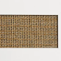 Bloom 1-Drawer Nightstand WH Faux Rattan