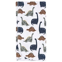 Gerber Childrenswear - 4 Pack Flannel Receiving Blanket - Dino Time