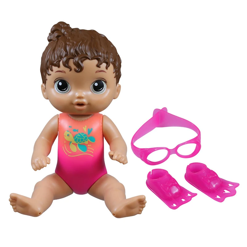 Baby Alive Sunny Swimmer Doll, 10-Inch Waterplay Baby Doll, Baby Alive Doll
