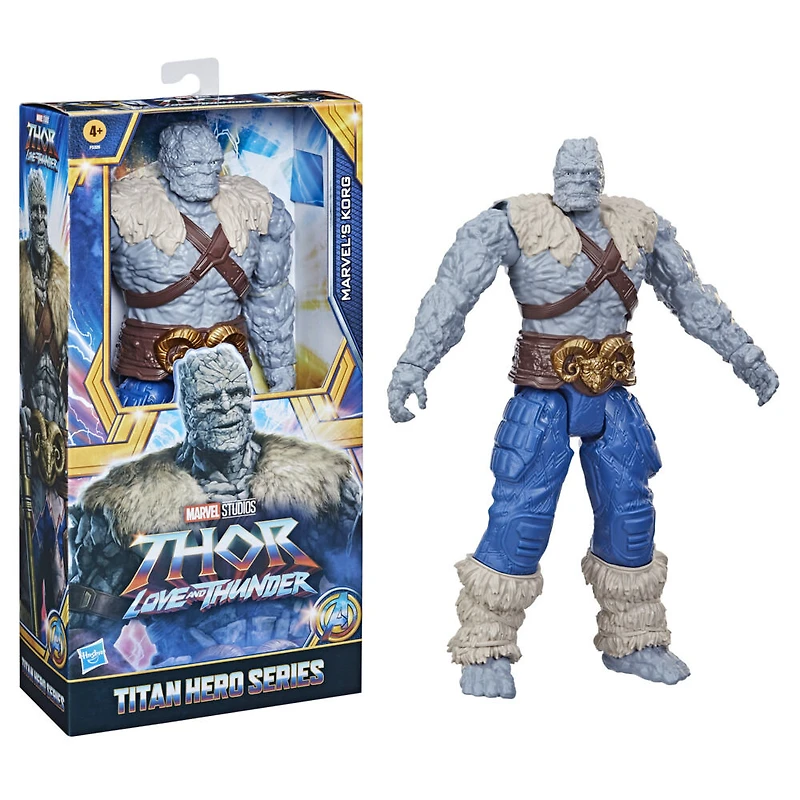 Marvel Avengers Titan Hero Series Marvel's Korg Toy, 12-Inch-Scale Thor: Love and Thunder Action Figure