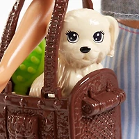 Barbie Doll with Puppy, Bunny and 7 Themed Pieces