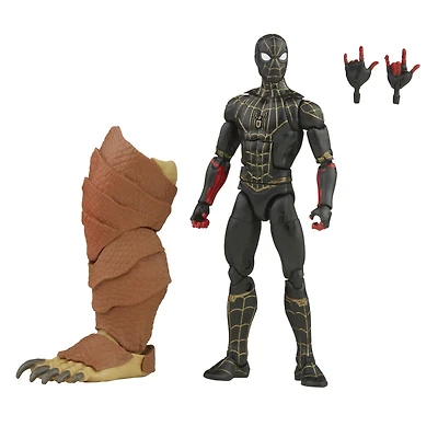 Marvel Legends Series Black and Gold Suit Spider-Man Collectible Action Figure - R Exclusive