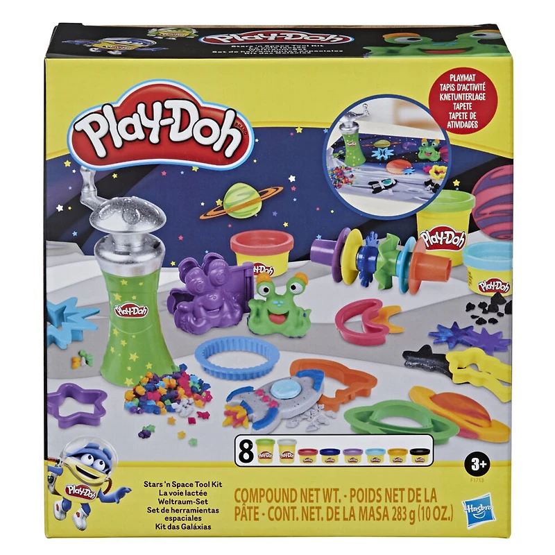Play-Doh La voie lactée, jouet spatial avec 8 couleurs de pâte