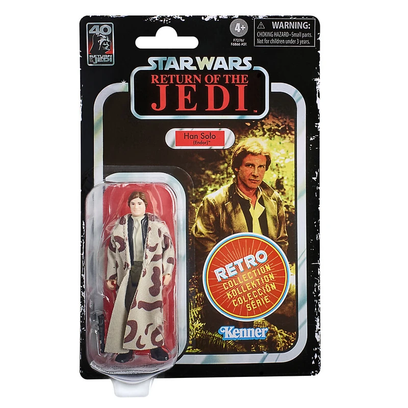 Star Wars Retro Collection, Han Solo (Endor), figurine de 9,5 cm
