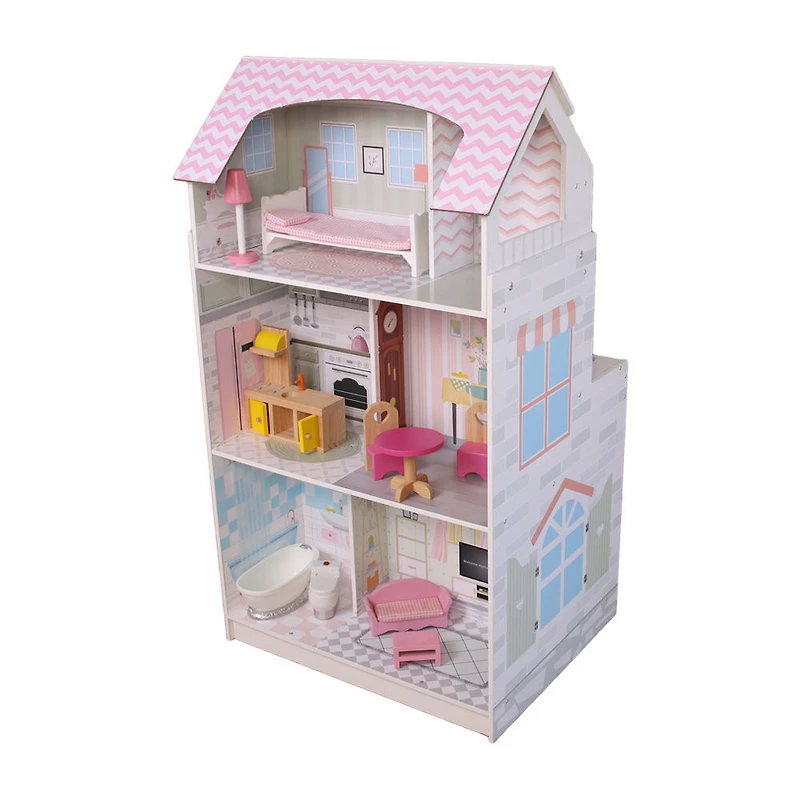 Ensemble de jeu 2 en 1 Maison de poupée et cuisine