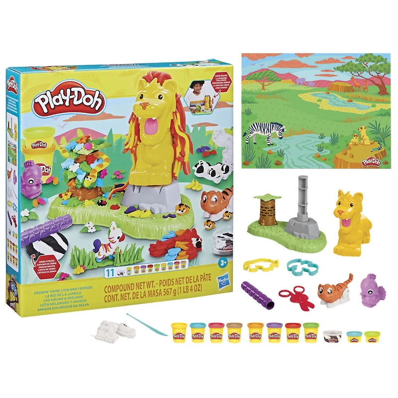 Play-Doh, Le roi de la jungle, coffret Play-Doh sur le thème des animaux - Notre exclusivité