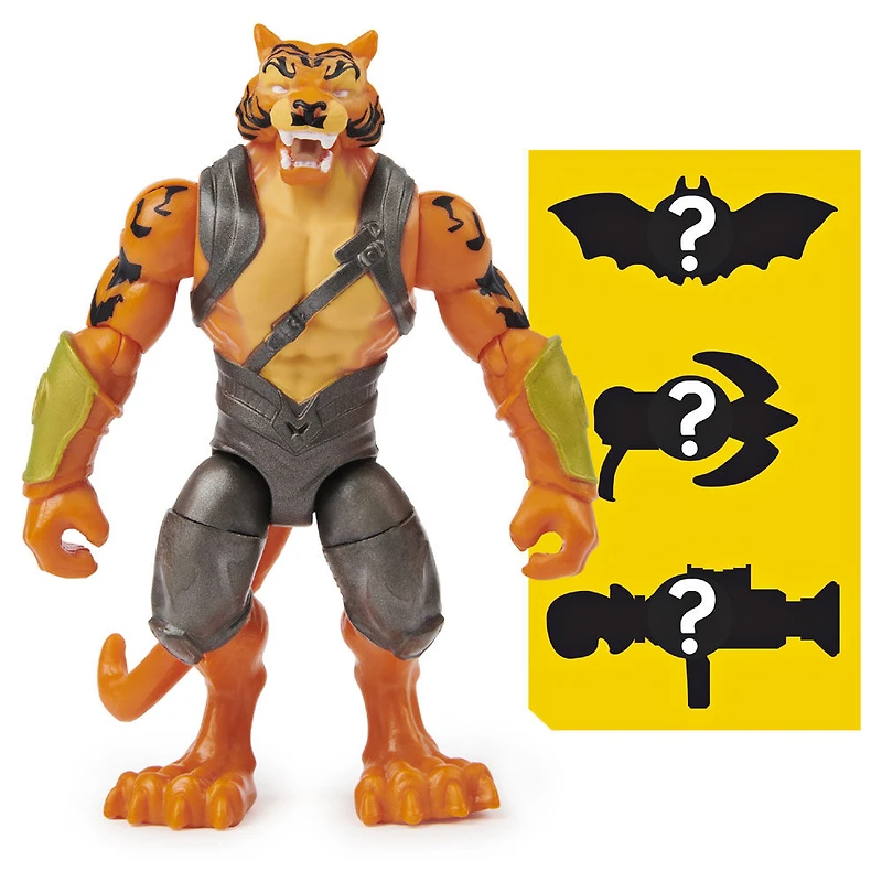 Batman 4-inch Bronze Tiger Action Figure with 3 Mystery Accessories