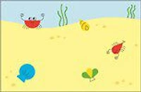 Usborne Minis:  Sticker Shapes Under The Sea - Édition anglaise