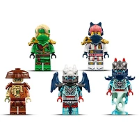 LEGO NINJAGO L'avion-Robot de Lloyd, Ensemble de Construction de Combat de Dragon avec 5 Figurines 71845