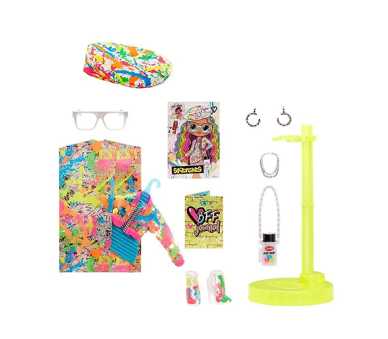 Poupée-mannequin LOL Surprise OMG, Sketches, avec 20 surprises