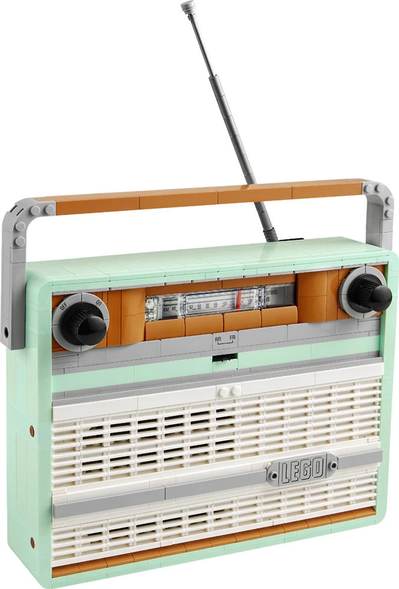 LEGO Icons Retro Radio Building Set for Adults - Home Decor for Bedroom and Living Room - 10334