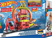 Hot Wheels City Looping Caserne de Pompiers