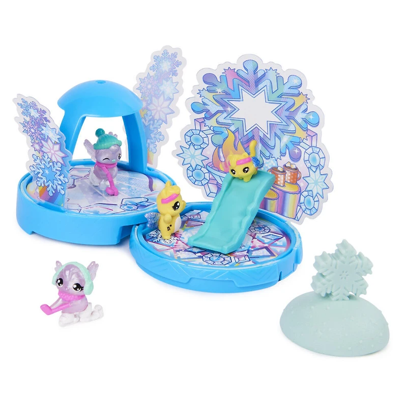 Hatchimals CollEGGtibles, Playdate Pack Rainbow-cation, Coffret oeuf avec 4 personnages et 2 accessoires (les styles peuvent varier)