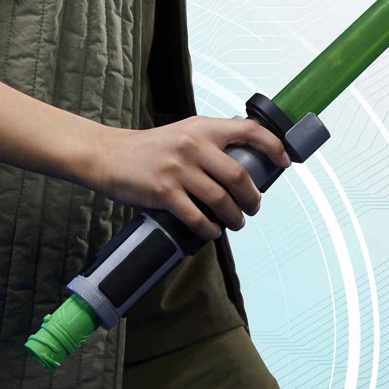 Star Wars Lightsaber Forge Yoda, sabre laser électronique vert personnalisable, jouets Star Wars pour enfants