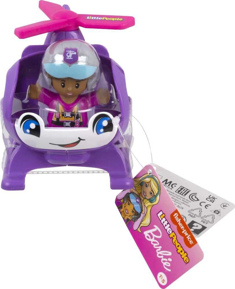 Fisher-Price Little People Barbie Hélicoptère, figurine