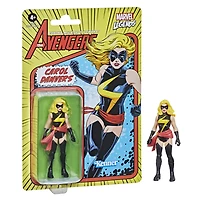 Hasbro Marvel Legends Series Retro 375 Collection Carol Danvers Action Figure