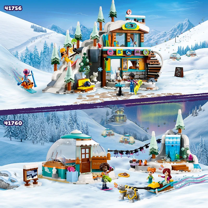 LEGO Friends Les vacances en igloo 41760 Ensemble de jeu de construction (491 pièces)