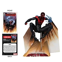 Marvel Spider-Man à l'échelle 1:10 avec scène (Miles Morales : Spider-Man #1)