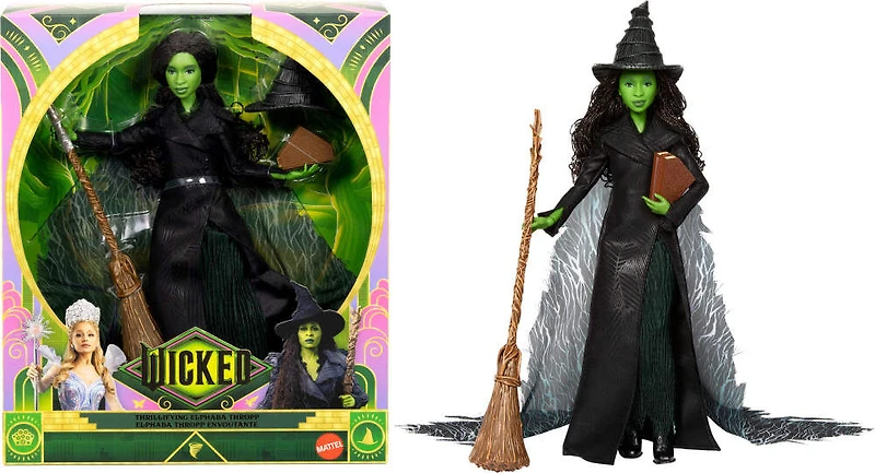 Wicked-Poupée Elphaba Deluxe du film Wicked: For Good