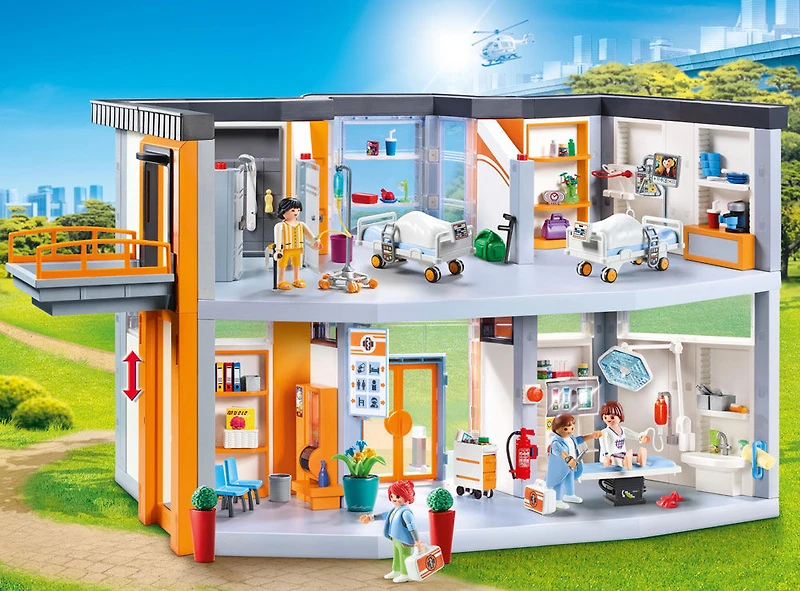 Hôpital aménagé  - Playmobil