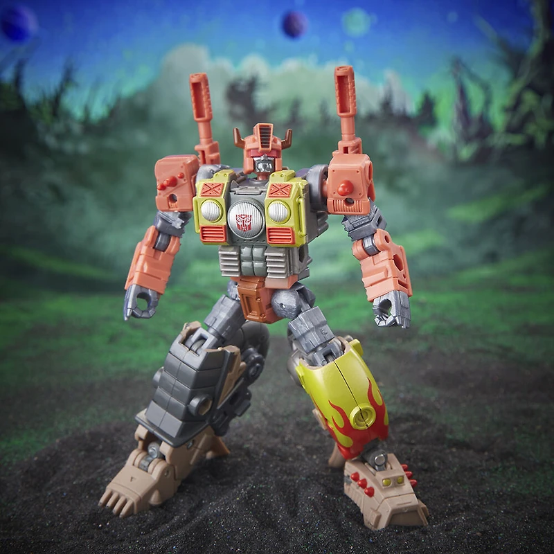 Transformers Generations Legacy Evolution, figurine Crashbar classe Deluxe de 14 cm